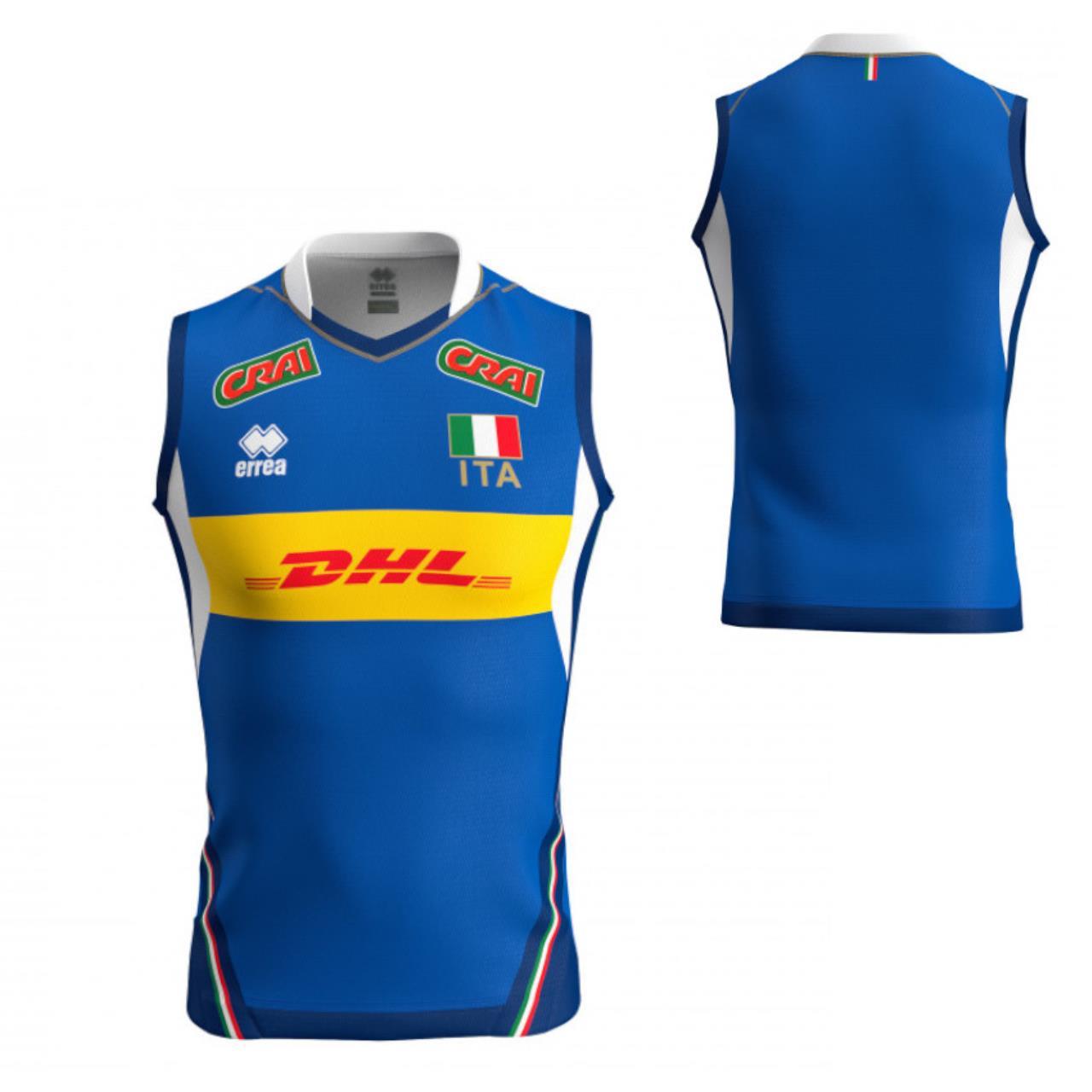 CANOTTA UOMO UFFICIALE ITALIA Nazionale Italiana Pallavolo Prodotti Olly Sport s.a.s